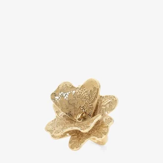 Anillo Corsage Maxi Anillo Corsage de metal con acabado dorado