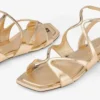 Bailarinas Ayla de piel metalizada dorada Bailarinas Ayla de piel metalizada dorada