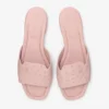 Bailarinas Dina de piel de avestruz rosa Bailarinas Dina de piel de avestruz rosa