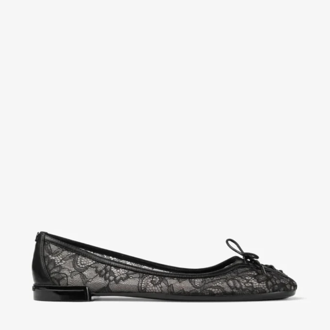 Bailarinas Scarlett negras de jimmy choo con cordones Bailarinas Scarlett negras de jimmy choo con cordones