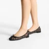 Bailarinas Scarlett negras de jimmy choo con cordones Bailarinas Scarlett negras de jimmy choo con cordones