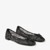 Bailarinas Scarlett negras de jimmy choo con cordones Bailarinas Scarlett negras de jimmy choo con cordones