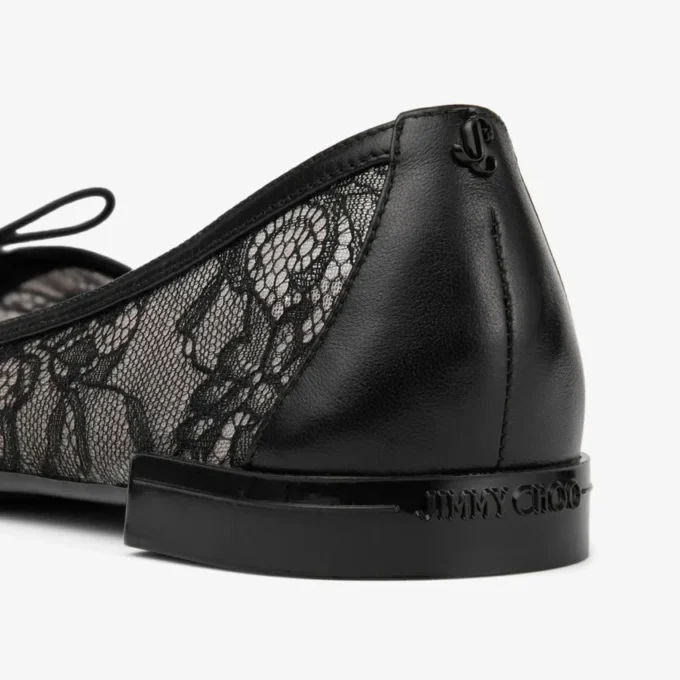 Bailarinas Scarlett negras de jimmy choo con cordones Bailarinas Scarlett negras de jimmy choo con cordones