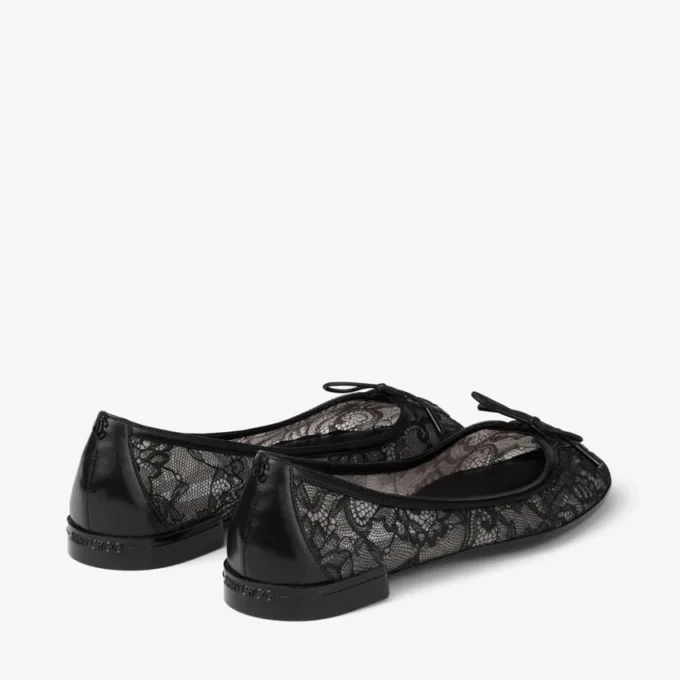 Bailarinas Scarlett negras de jimmy choo con cordones Bailarinas Scarlett negras de jimmy choo con cordones
