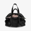Bar Holdall Bolso de viaje grande de cuero negro estilo Biker