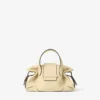 Bar Holdall Bolso de viaje pequeño de cuero Biker color Buttermilk Bar Holdall Bolso de viaje pequeño de cuero Biker color Buttermilk