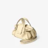 Bar Holdall Bolso de viaje pequeño de cuero Biker color Buttermilk Bar Holdall Bolso de viaje pequeño de cuero Biker color Buttermilk
