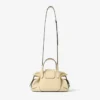Bar Holdall Bolso de viaje pequeño de cuero Biker color Buttermilk Bar Holdall Bolso de viaje pequeño de cuero Biker color Buttermilk