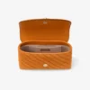 Bolso bandolera pequeño Curve en ante acolchado naranja atardecer Bolso bandolera pequeño Curve en ante acolchado naranja atardecer