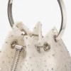 Bolso Bon Bon de malla de cristal blanco Bolso Bon Bon de malla de cristal blanco