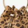 Bolso Bon Bon de potro con estampado de leopardo natural Bolso Bon Bon de potro con estampado de leopardo natural