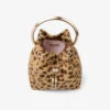 Bolso Bon Bon de potro con estampado de leopardo natural Bolso Bon Bon de potro con estampado de leopardo natural