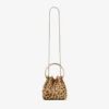 Bolso Bon Bon de potro con estampado de leopardo natural Bolso Bon Bon de potro con estampado de leopardo natural