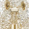 Bolso Bon Bon de satén dorado con cristales Bolso Bon Bon de satén dorado con cristales