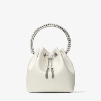 bolso bon bon de satn marfil con asa de cristal 1 330x330 - Bolso Bon Bon de sat&eacute;n marfil con asa de cristal
