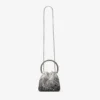 Bolso Bon Bon de satén negro con cristales Bolso Bon Bon de satén negro con cristales