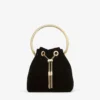 Bolso Bon Bon de terciopelo negro Bolso Bon Bon de terciopelo negro