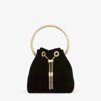Bolso Bon Bon de terciopelo negro