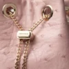 Bolso Bon Bon Rose de piel de avestruz Bolso Bon Bon Rose de piel de avestruz