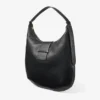 Bolso de hombro Bar Hobo mediano en piel Biker negra Bolso de hombro Bar Hobo mediano en piel Biker negra