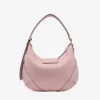 Bolso de hombro Bar Hobo pequeño de piel Biker rosa Bolso de hombro Bar Hobo pequeño de piel Biker rosa