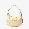 Bolso de hombro Bar Hobo Small Buttermilk de piel Biker