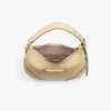 Bolso de hombro Bar Hobo Small Buttermilk de piel Biker