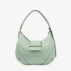 Bolso de hombro Bar Hobo Small Verde Biker de piel Bolso de hombro Bar Hobo Small Verde Biker de piel