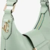 Bolso de hombro Bar Hobo Small Verde Biker de piel Bolso de hombro Bar Hobo Small Verde Biker de piel