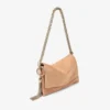 Bolso de hombro Callie con solapa de ante color toffee Bolso de hombro Callie con solapa de ante color toffee