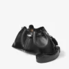 Bolso de hombro Cinch mediano de piel negra Bolso de hombro Cinch mediano de piel negra