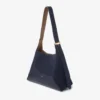 Bolso de hombro Diamond Hobo mediano de ante azul marino Bolso de hombro Diamond Hobo mediano de ante azul marino