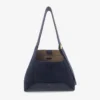 Bolso de hombro Diamond Hobo mediano de ante azul marino Bolso de hombro Diamond Hobo mediano de ante azul marino