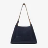 Bolso de hombro Diamond Hobo mediano de ante azul marino Bolso de hombro Diamond Hobo mediano de ante azul marino