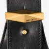 Bolso de hombro Diamond Hobo mediano de piel negra