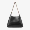 Bolso de hombro Diamond Hobo mediano de piel negra