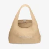 Bolso de hombro grande Beach Diamond Hobo de rafia natural Bolso de hombro grande Beach Diamond Hobo de rafia natural