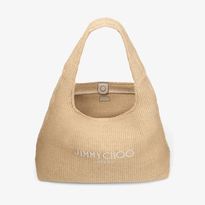 Bolso de hombro grande Beach Diamond Hobo de rafia natural Bolso de hombro grande Beach Diamond Hobo de rafia natural