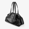Bolso de mano Bar Holdall grande negro de piel de becerro de grano suave con estrellas texturizadas Bolso de mano Bar Holdall grande negro de piel de becerro de grano suave con estrellas texturizadas