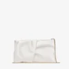 Bolso de mano Bonny Clutch en satén marfil Bolso de mano Bonny Clutch en satén marfil