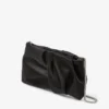 Bolso de mano Bonny de satén negro Bolso de mano Bonny de satén negro
