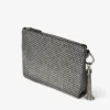 Bolso de mano Callie en ante con motivo de diamantes y cristales Hotfix en negro