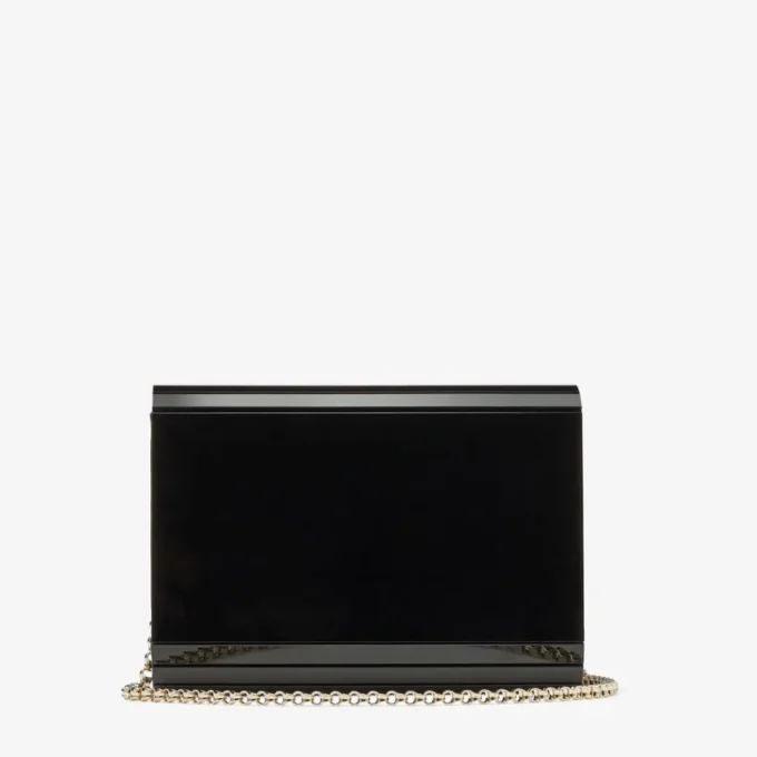 Bolso de mano Candy de acrílico negro Bolso de mano Candy de acrílico negro