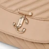 Bolso de mano Curve Bolso de mano de piel Biker acolchada Chai Bolso de mano Curve Bolso de mano de piel Biker acolchada Chai