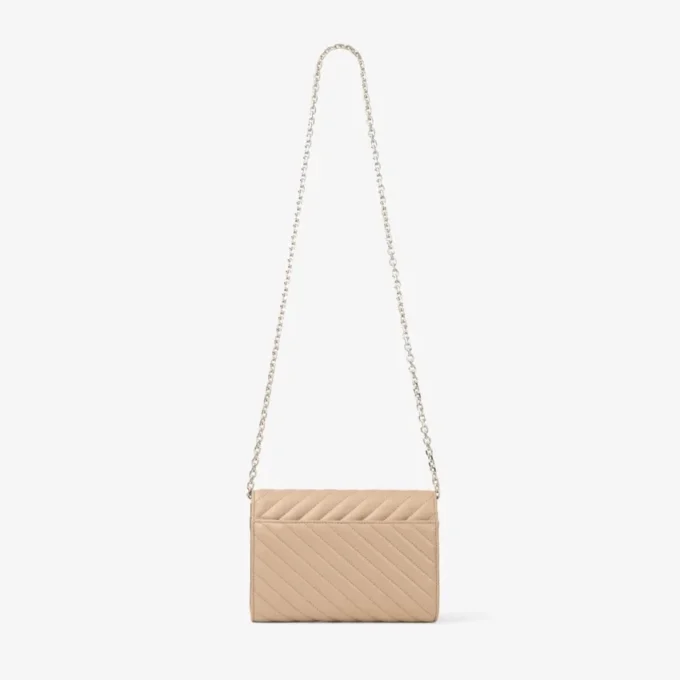 Bolso de mano Curve Bolso de mano de piel Biker acolchada Chai Bolso de mano Curve Bolso de mano de piel Biker acolchada Chai