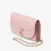 Bolso de mano Curve en piel Biker acolchada rosa Bolso de mano Curve en piel Biker acolchada rosa