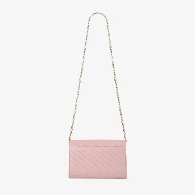 Bolso de mano Curve en piel Biker acolchada rosa Bolso de mano Curve en piel Biker acolchada rosa