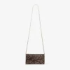 Bolso de mano de encaje jimmy choo en negro y rosa ballet Bolso de mano de encaje jimmy choo en negro y rosa ballet