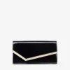 Bolso de mano Emmie de charol negro Bolso de mano Emmie de charol negro