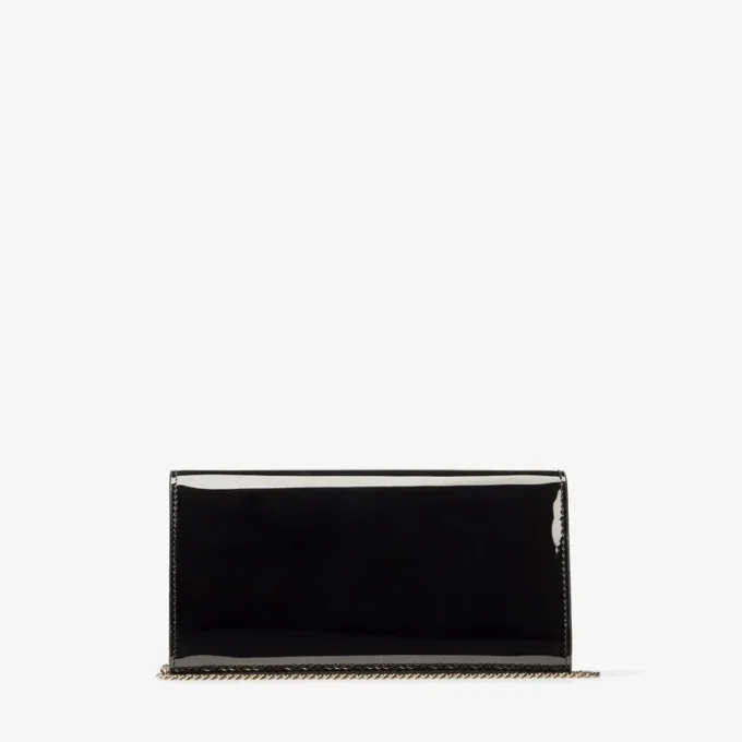 Bolso de mano Emmie de charol negro Bolso de mano Emmie de charol negro